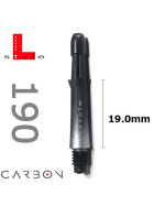 L-Style TwoTone Carbon L-Schaft 190 silber   19mm (3 Stück)