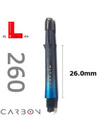 L-Style Carbon 2tone L-Schaft blau 260 (3 Stück)