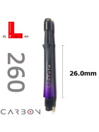 L-Style Carbon 2tone L-Schaft purple 260 (3 Stück)