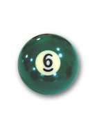Billardkugel Nr.6   Pool-Ball "Favorite" Nr. 6  (12J206)