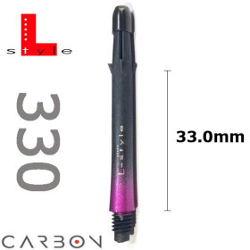 L-Style Carbon 2tone L-Schaft pink 330 (3 St&uuml;ck)