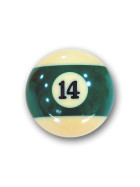 12J214 Billardkugel Nr.14   Pool-Ball "Favorite" Nr 14 