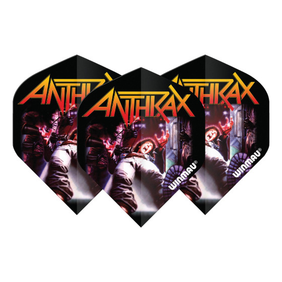 Winmau Flights Rock Band Anthrax Logo