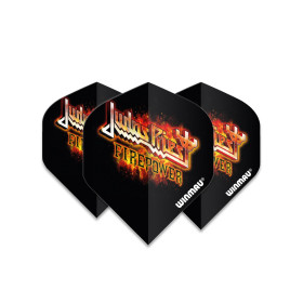 Winmau Flights Rock Band Judas Priest Flaming Logo