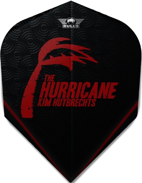 Bulls Flights Powerflite Kim Huybrechts "The Hurricane" Black No.6 Shape