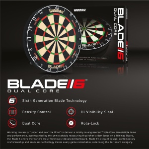 Winmau Dartboard Blade 6 Dual Core