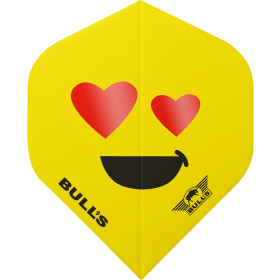 Bull&acute;s Dart Flights Smiley Hearteyes Standard