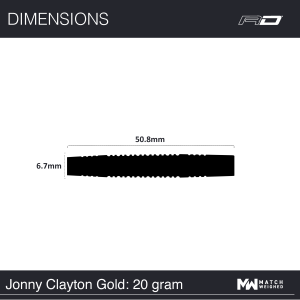 Red Dragon Softdarts Jonny Clayton Gold 20g