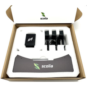 Scolia Home Paket P2 (mit Plasma Beleuchtung, Blade 6, Surround schwarz) - Automatischer Punktezähler für Steeldart