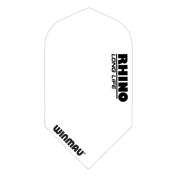 Winmau Flights Rhino Slim weiß