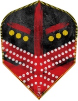Shot Dart Flights Devon Petersen Greatness Red Shape No.6