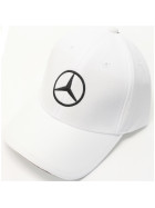 Mercedes Cap Herren weiß-schwarz