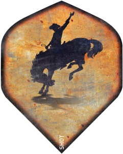 Shot Dart Flights Americana Bronco Standard No.2
