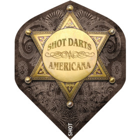 Shot Dart Flights Americana Tin Standard