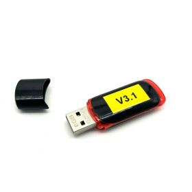 USB-Stick mit dem Update 2.1 für Löwen Dart HB10