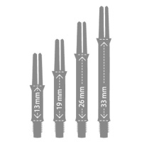 L-Style L-Schaft Silent Straight black (3 Stück)