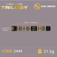 Winmau Steeldarts Michael van Gerwen MVG Trilogy 21,5g 3