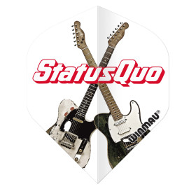 Winmau Flights Rock Band Status Quo Guitars