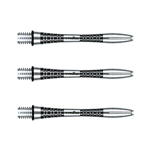 Winmau Schäfte Triad Aluminium schwarz short