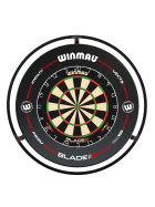 Winmau Set: Dartboard Blade 6 + Plasma Beleuchtung + Surround Pro-Line