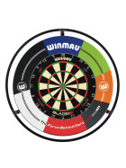 Winmau Set: Dartboard Blade 6 Triple Core + Plasma Beleuchtung + Surround