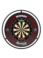 Winmau Set: Dartboard Blade 6 Triple Core + Plasma Beleuchtung + Surround Joe Cullen