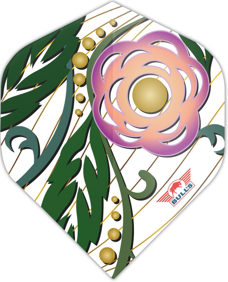 Flys Bull´s NL Dart Flight Set Powerflite Flora No.6 Shape automat