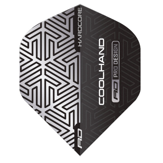 Red Dragon Hardcore Flights Cool Hand Grey and White