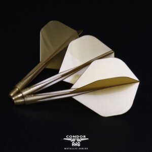 CONDOR AXE Flight Schaft Kombi Standard metallic gold L 33,5mm