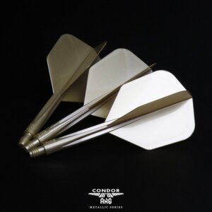 CONDOR AXE Flight Schaft Kombi Standard metallic champagne gold L 33,5mm