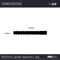 Red Dragon Steeldarts Javelin Spectron 22g