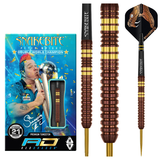 Red Dragon Steeldarts Peter Wright Copper Fusion