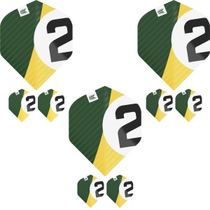 Target Flights CHICANE 3 SETS OF PRO.ULTRA GREEN