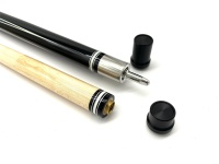 Billard Pool Queue Madison 2tlg. blau-schwarz mit Queuetasche 4