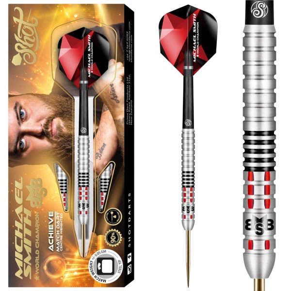 Shot Steeldarts Michael Smith Achieve 90% Tungsten 21g