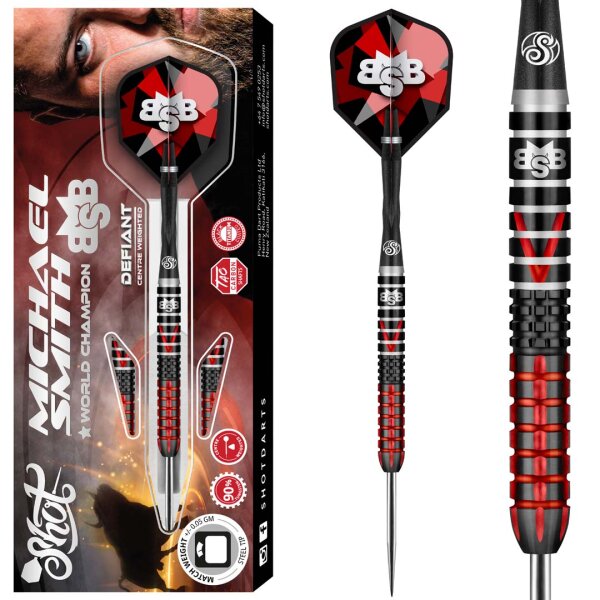 Shot Steeldarts Michael Smith Defiant 90% 24g