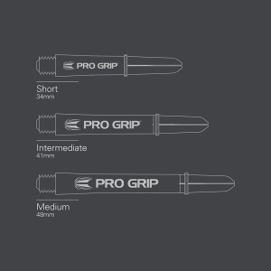 Target Schäfte PRO GRIP 3 Sets clear short