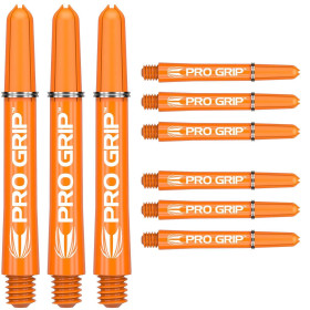 Target Schäfte PRO GRIP 3 Sets orange short