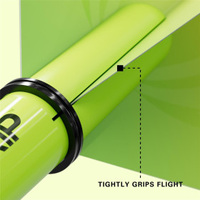 Target Schäfte PRO GRIP 3 Sets lime green