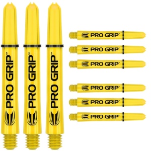Target Schäfte PRO GRIP 3 Sets yellow medium