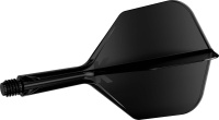 Target Flights K-FLEX black SHAPE No6 short 19mm 2