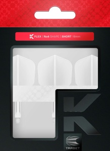 Target Flights K-FLEX white SHAPE No6 short 19mm