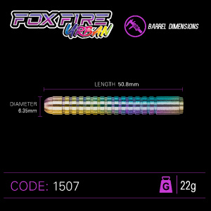 Winmau Steeldarts Foxfire Urban 80% 22g