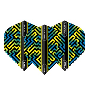 Red Dragon Hardcore XT Blue, Green & Yellow Flights