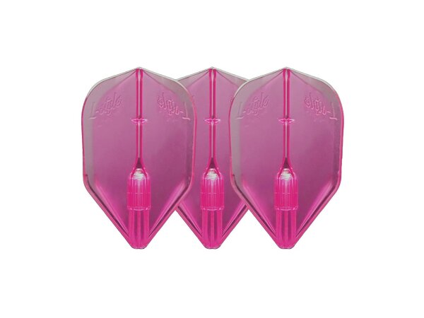 L-Style Flights Champagne L3EZ Shape FANTOM clear pink