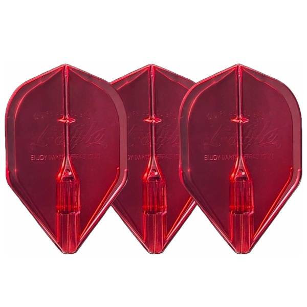 L-Style Flights Champagne L1EZ Shape FANTOM clear red