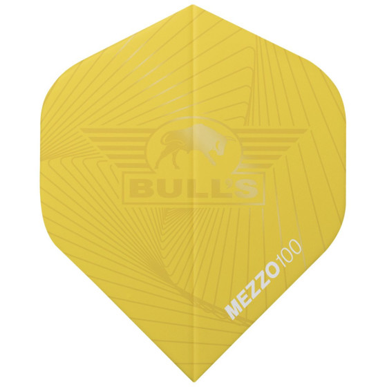 Bull´s Dart Flights Mezzo 100 Standard gelb