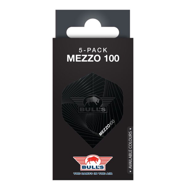 Bulls Flights Mezzo 100 (5er Pack) Standard schwarz