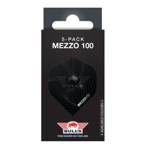Bulls Flights Mezzo 100 (5er Pack) Standard schwarz