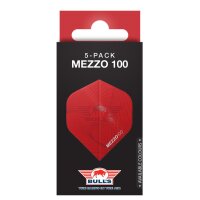 Bulls Flights Mezzo 100 (5er Pack) Standard rot